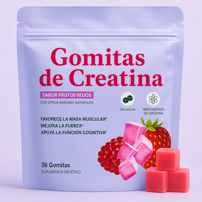 Suplemento de creatina en gomitas – 36 unidades
